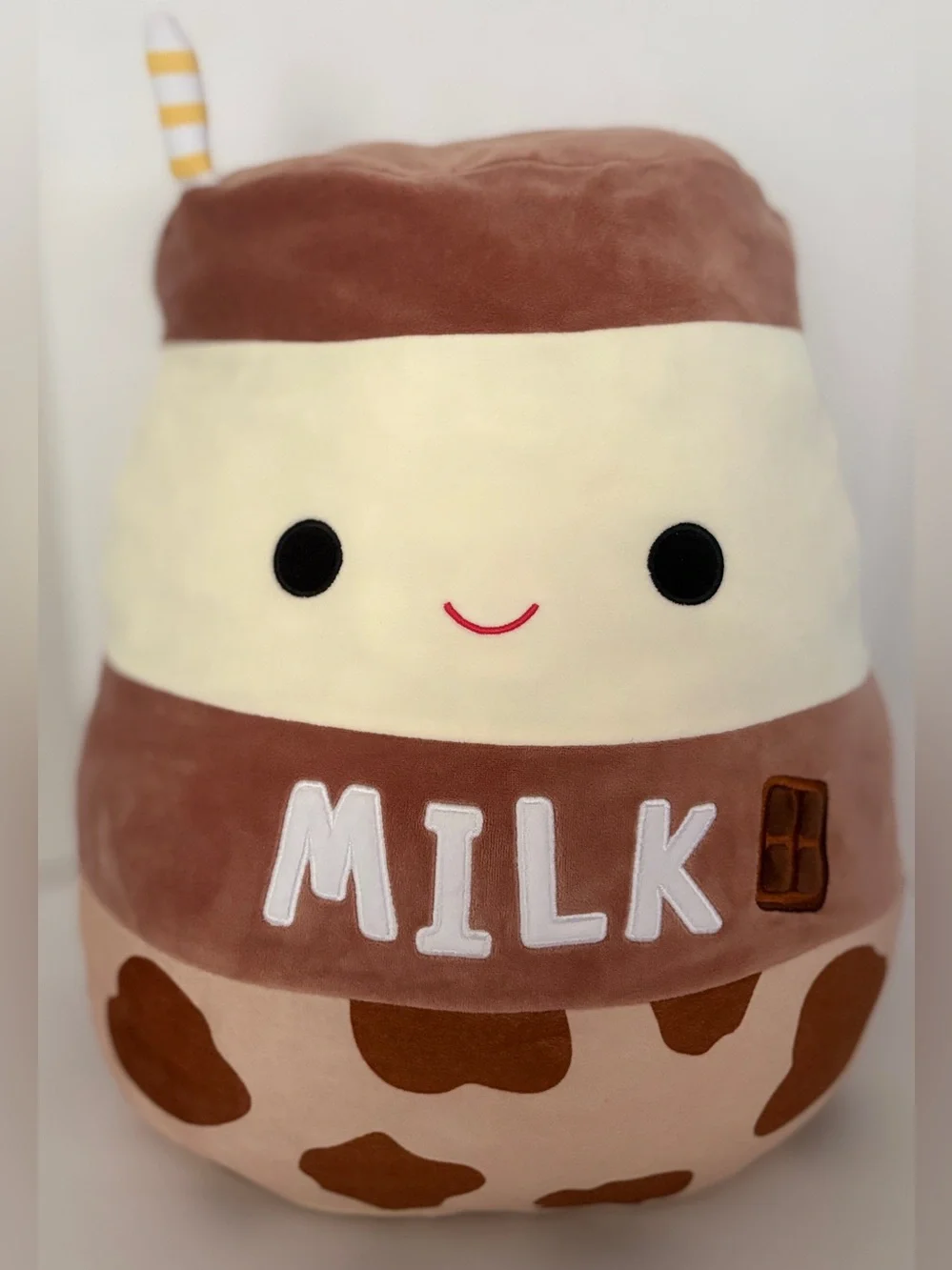 RARE Squishmallow Sylvie The Chocolate MILK Large Brown Beige plush.